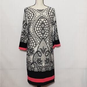 Eliza j lined shift dress sz 12